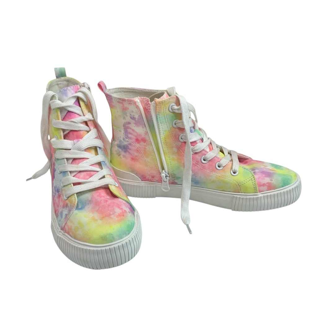 CAT & JACK Tie Dye High Top Platform Sneakers Sz 5